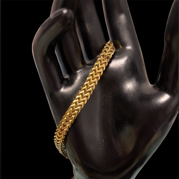 Geoffrey Beene Other - Geoffrey Beene Stainless Steel Double Franco Chain Bracelet